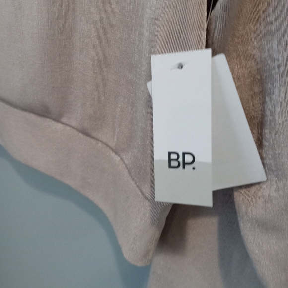 BP light pink shimmering ribbed crop top XL - Picture 6 of 6